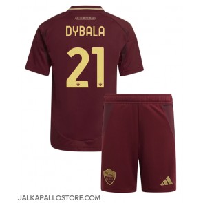 AS Roma Paulo Dybala #21 Kotipaita Lapsille 2024-25 Lyhythihainen (+ shortsit)